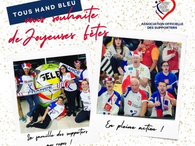 TOUS HAND BLEU vous souhaite de bonnes fetes