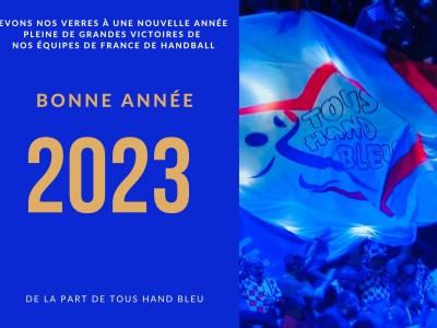 TOUS HAND BLEU vous presente ses Voeux pour 2023