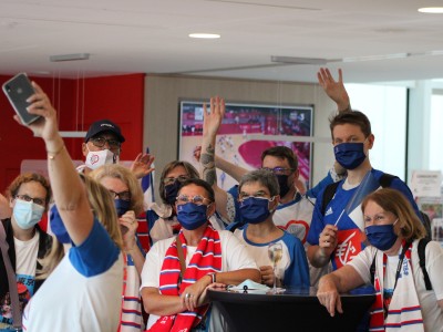 Image 0 - Retour en OR des JO pour nos EDF a la maison du Handball Aout 2021