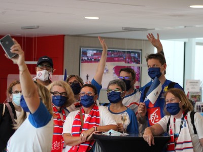 Image 1 - Retour en OR des JO pour nos EDF a la maison du Handball Aout 2021