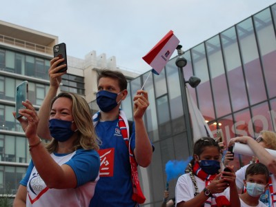 Image 19 - Retour en OR des JO pour nos EDF a la maison du Handball Aout 2021