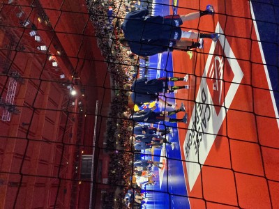 Image 10 - TOUS HAND BLEU est au MANS pour etre derriere les Bleus et une conference sur le Supporterisme